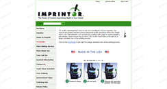 Desktop Screenshot of imprintor.com